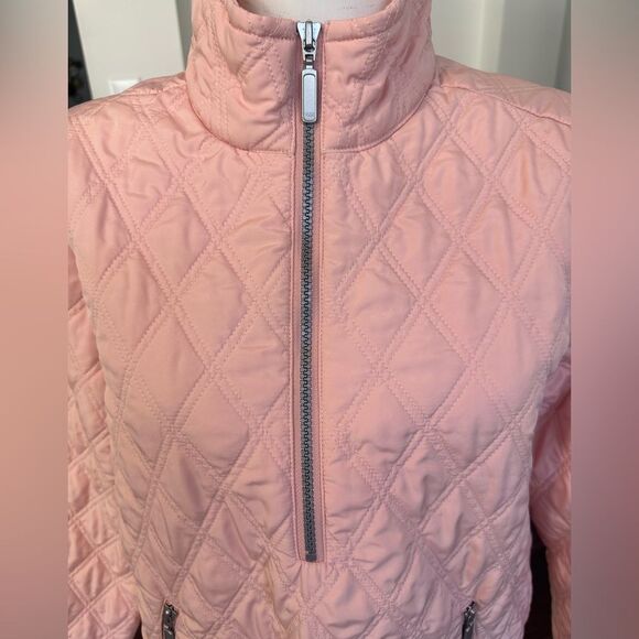 Sundance Rose Quilted 1/4 Zip Pullover Jacket L - Picture 2 of 8